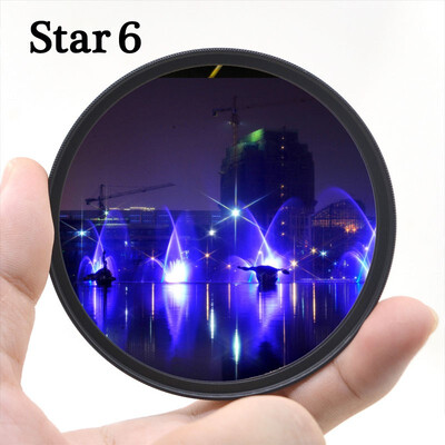 

KnightX 4x 6x 8x Star Camera Lens Filter For Canon Sony Nikon photography photo set d5100 700d52mm 55mm 58mm 67mm 77mm