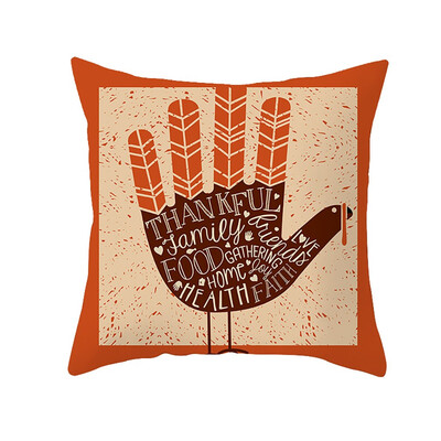 

〖Follure〗Thanksgiving Turkey Pillow Case Cushion Cover Sofa Bed Car Cushion Decor NEW