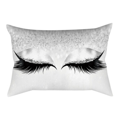 

30x50cm Eyelash Out Soft Velvet Cushion Cover Case Marble Pillow Covers Decorations Sofa House Pillowcase Gift For Living Room
