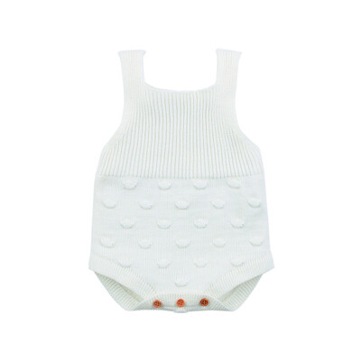 

Newborn Baby Boy Girls Clothes Infant Knitting Romper Jumpsuit Outfits Solid Sample Sleeveless New born baby boy girls clothing