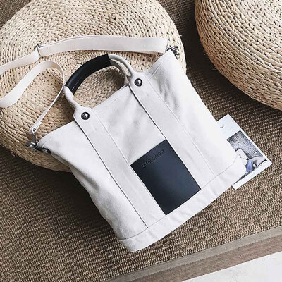 

2019 New Fashion Women&39S Large-Capacity Shoulder Bag Canvas Tote Bag Portable Leisure Handbag