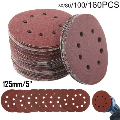 

Willstar 5 Inch 125mm Sanding Discs - 3080100160PCS 40-2000 Grit Assorted Sander Polishing Pad Round Sandpaper Buffering Pad