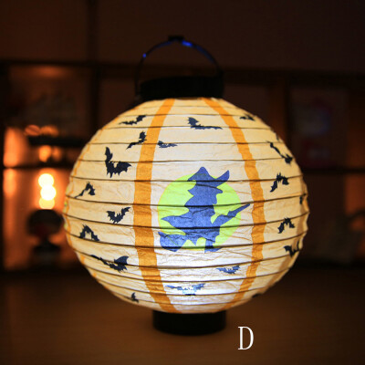 

Toponeto LED Paper Lantern Pumpkin Light Paper Hanging Light Halloween Party Decoration