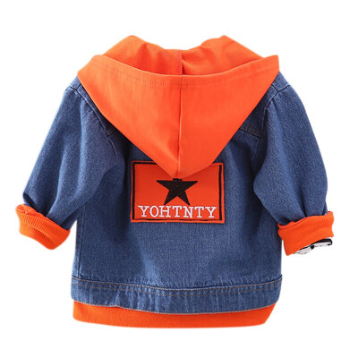 

Kids Outerwear Coats Baby Boys Denim Jacket 2019 Autumn Winter Jackets Boys Coat Boys Clothes Children Jacket 1-4 Year