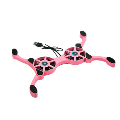 

Foldable USB Laptop Cooling Pads Double Fans Mini Notebook Cooler Folding Computer Ventilation Stand