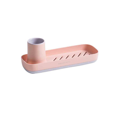 

Toponeto Hot Bathroom Storage Holder Toothbrush Soap Shelf Shower Tool Organizer