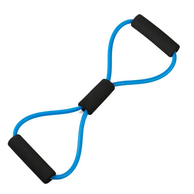 

8-word pull rope chest puller yoga pull rope fitness pull force Pilates resistance belt fitness pull belt