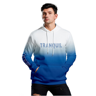 

Toponeto Mens Letter Printed 3D Long Sleeve Shirt Round Neck Blouse Top Hoodies