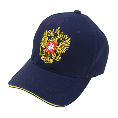

New Neutral Cotton Outdoor Baseball Cap Russia Badge Embroidery Snapback Hat For Women Men Hat Sport Accessories