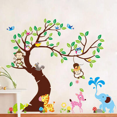 

Large Removable Wallpaper Owls Tree Wall Stickers For Kids Rooms Decal Home Art