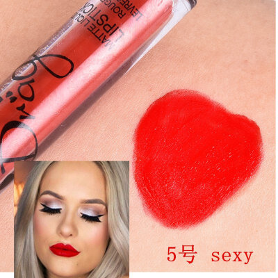 

Lips Matte Lip Gloss Makeup Women Sexy Lips Make up Cosmetics Mate Liquid Lipstick Beauty lipgloss WaterProof Long Lasting