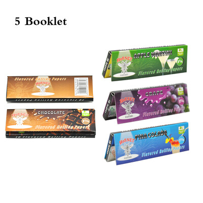 

48 Booklets Roll Cigarette Papers Variety Juicy Fruit Flavored Cigarettes Rolling Paper Holder Wrapping Papers Filter Tube Empty S