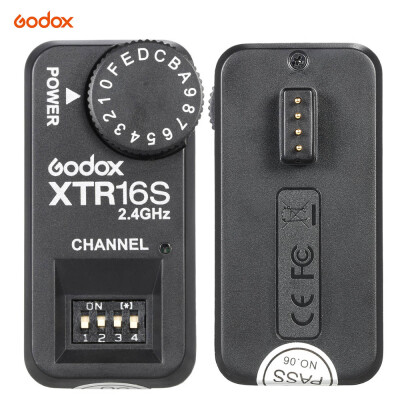 

Godox XTR-16S 24G Wireless X-system Remote Control Flash Receiver for VING V860 V850