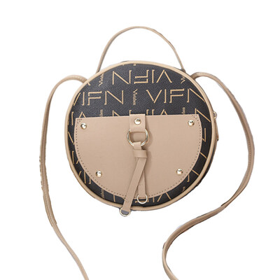 

Fashion Women Letter Color Block Bowknot Round Handbag Crossbody Shoulder Pouch