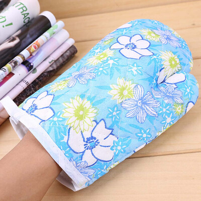 

Pot Holders&Oven Mitts Gloves Set Heat Resistant 2 Pieces for Oven Microwave Finger Hand Wrist Protection