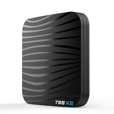

T95X2 Android 81 TV Box Amlogic S905X2 Quad Core 4GB DDR4 32GB Smart UHD 4K Set Top Box VP9 H265 24G WiFi 100M LAN HD Media P
