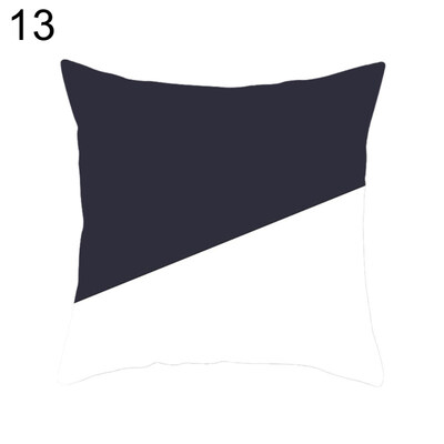 

Color Block Teardrop Triangle Geometric Pillow Case Cushion Cover Sofa Car Decor
