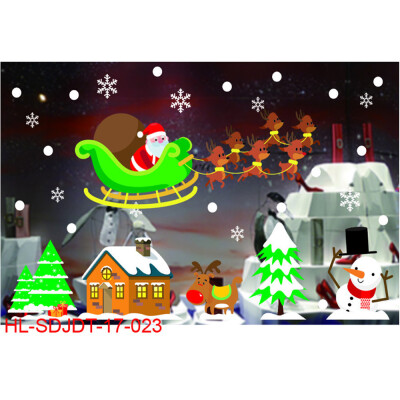 

〖Follure〗Merry Christmas Household Room Wall Sticker Mural Decor Decal Removable