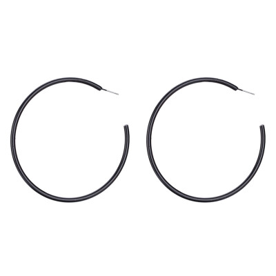 

Earrings for Women Wholesale High Quality best gift plated Smooth Circle Jewelry silvergold
