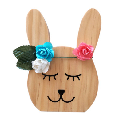 

Nordic Wind Cartoon Animal Solid Wood Decoration Creative Childrens Room Decoration Home Decoration Photography Props