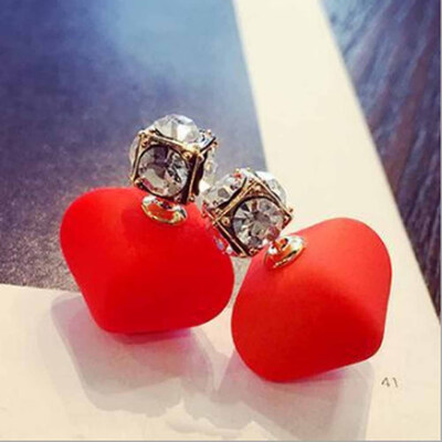 

Korea Fashion Creative Lovely Beans Jewelry Han Pearl Chocolate Earrings