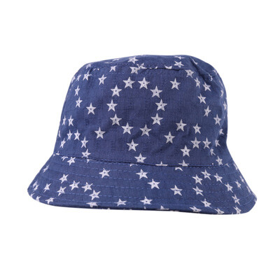 

New Bucket Hats For Girls Spring Summer Baby Girls Toddler Star Pattern Bucket Hats Caps Reversible Sun Headwear