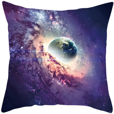 

Mysterious Universe Black Hole Cushion Cover Cotton Linen Star Black Hole Galaxy Home Deocrative Pillows Cover for Sofa Cojines