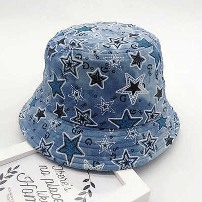 

Pop Baby Sun Hat Cartoon Animals Print Bucket Children Summer Panama Caps Baby Girls Fisherman Hat Kids Boys Topee Cap