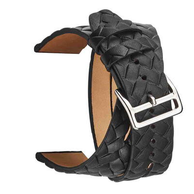 

〖Follure〗Double Tour Leather Accessory Band Replacement Bracelet For Apple Watch 4 44mm