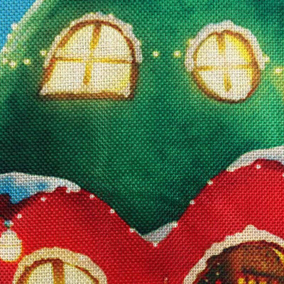

Tailored Merry Christmas Print Pillowcase Linen Cotton Sofa Cushion Cover Home Decor