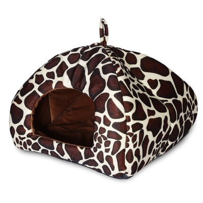 

Portable Pet Nest Soft Warm Lovely Dog Cat Collapsible House Bed