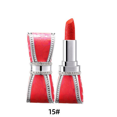 

Fashion Sexy Red Tomato Color Lipstick Bow-knot Shape Long Lasting No Fading Lip Tint Moisturizing Velvet Lipstick maquiagem