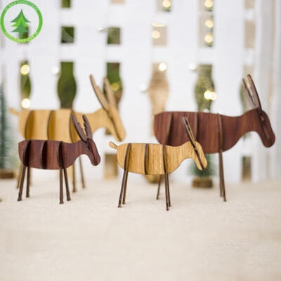 

Cute Furry Snowflake Wooden Christmas Xmas Tree Pendant Hanging Ornaments Decor
