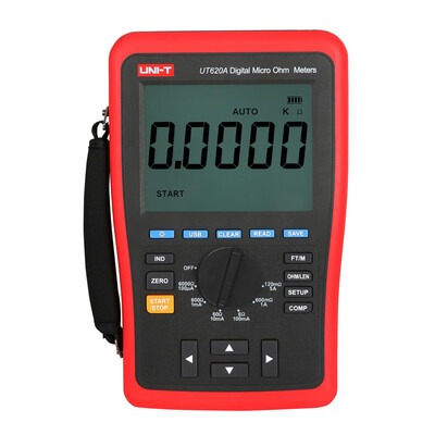 

UNI-T UT620A Digital Micro Ohm Meter Manual Range DC Low Resistance Tester Data Storage USB Data TransferData Hold