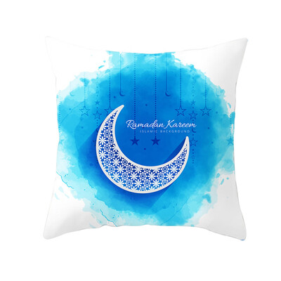 

〖Follure〗Muslim Ramadan Pattern Polyester Cushion Cover Pillow Case Home Decor
