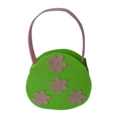 

Portable Handled Easter Flower Candy Box Festival Party Decor Gift Bag Pouch