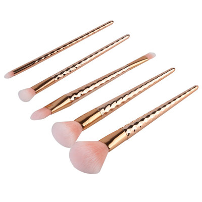 

5pcs7pcs10pcs New Brand Makeup Brushes Set Spiral Handle Cosmetic Foundation Eyeshadow Blusher Powder Blending Brush
