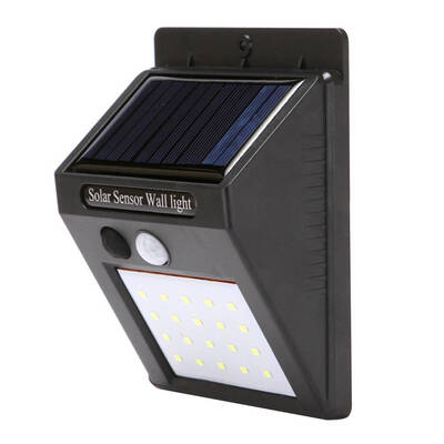 

Rechargeable Motion Sensor Solar 20LED Wall Light Outdoor Wall Lamp for Garden Pathway Yard Lighting