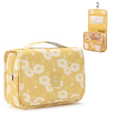 

Hanging Toiletry Bag Cosmetic Wash Bag Toiletry Organizer for Hotel Home Bathroom Airplane Business Travel