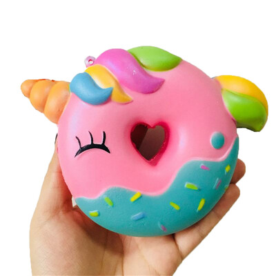 

YIWULASquishies Unicorn Doughnut Slow Rising Squeeze Scented Stress Reliever Toys