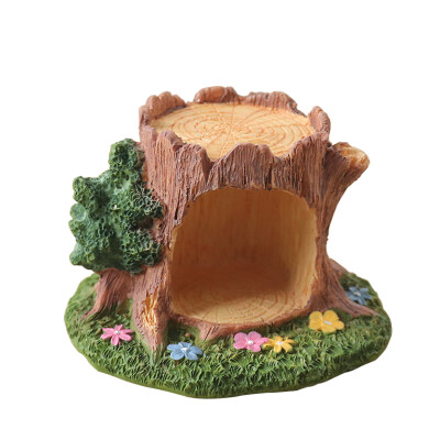 

Resin Tree Hole Ornaments Home Decor Accessories Tree Hole Miniature Figurines Desktop Craft