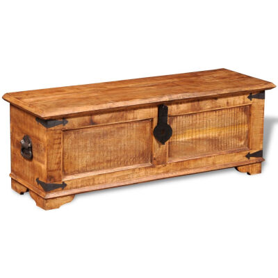 

Storage Chest Rough Mango Wood