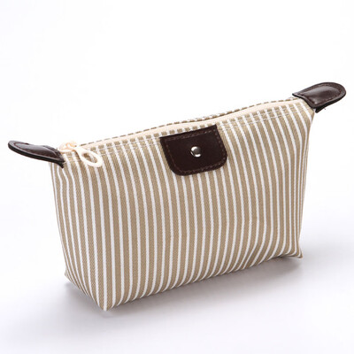 

New Candy Color Small Cosmetic Bag Fold able Dumpling Bag Waterproof Storage Bag