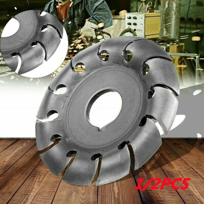 

12 Pcs Angle Grinder Disc Wood Carving 12 Teeth 16mm Hole Shaped Disc 65mm Woodworking