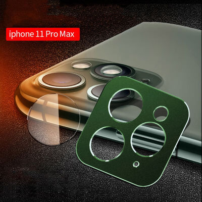 

Newest Suitable For IPhone 1111 Pro11 Pro Max Phone Back Camera Tempered Glass Lens Film Practical Aluminum Protective Ring