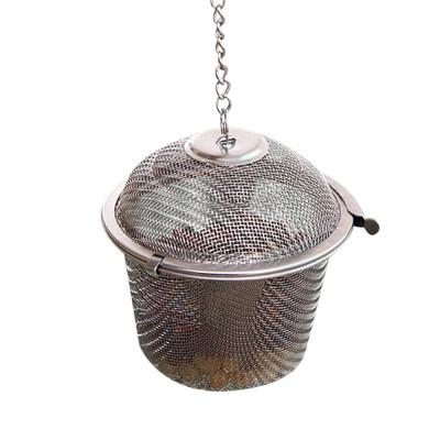 

Toponeto Stainless Steel Ball Tea Spice Strainer Infuser Mesh Filter Leaf with Lid Chain