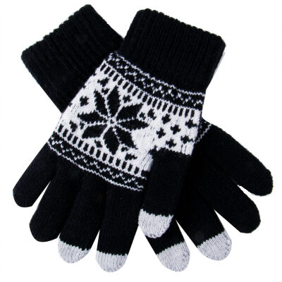 

Warm Winter Gloves Knitted Cotton Touch Screen Gloves Men Women Soft Gloves