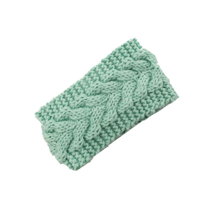 

Winter Fashion Women Knitted Turban Headbands Solid Color Warm Crochet Headwrap Wide Ear Warmer Hairband Hair Accessories 22