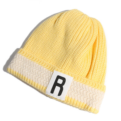 

Hat womens autumn&winter net red with knitted hat cloth protective ear warm hair hat student couple hat male tide