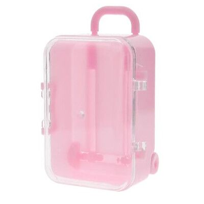 

Gobestart Mini Rolling Travel Suitcase Box Wedding Favors Party Reception Candy Toy